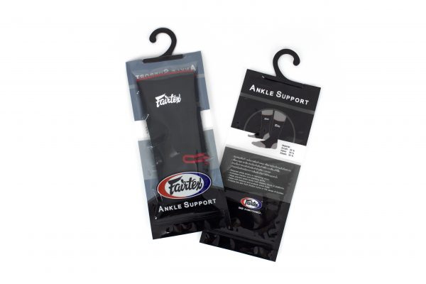 Fairtex-AS1 Black Red Trim Ankle Support