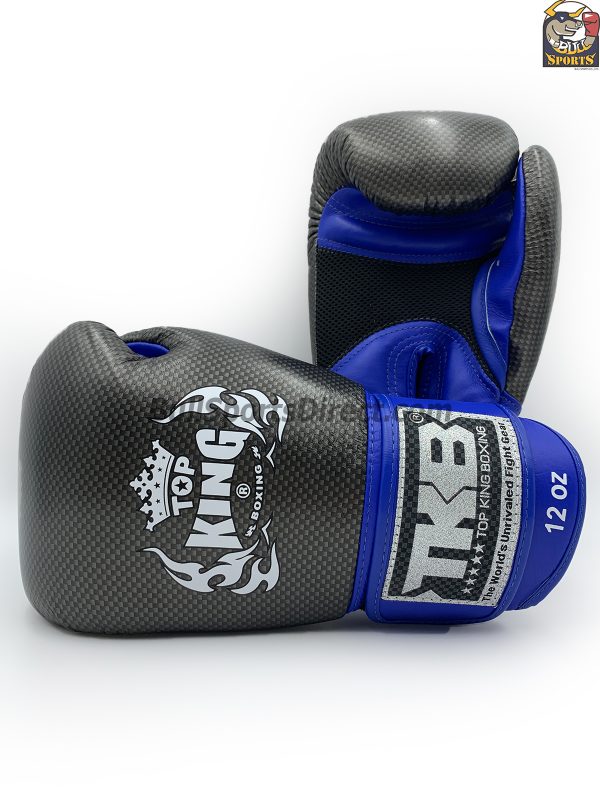 Black and blue Top King Boxing Gloves Empower 02