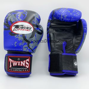 Twins Boxing Gloves FBGV-36 Dragon Claws Blue