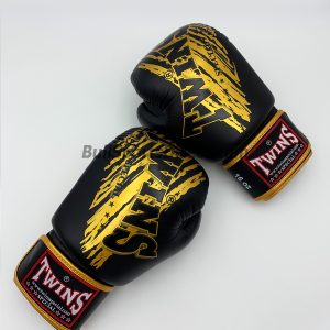 Twins Boxing Gloves FBGV-TW3 Black Gold