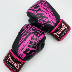 Twins FBGV-TW3 Black Pink Boxing Gloves FBGV-TW3