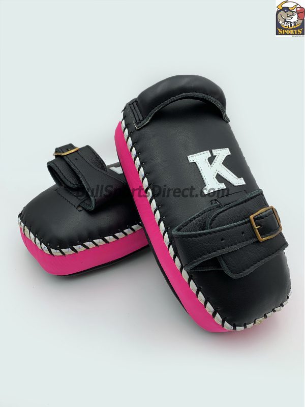 K-Kick Pads-Single Strap-Black Pink