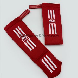 Nationman-Elastic Shin Pads-NMSP Red