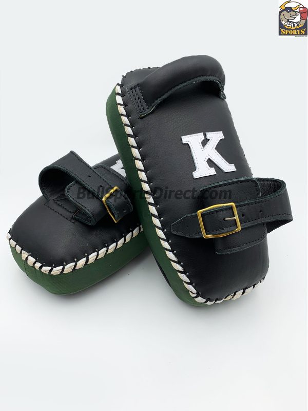 K-Kick Pads-Single Strap-Black Green