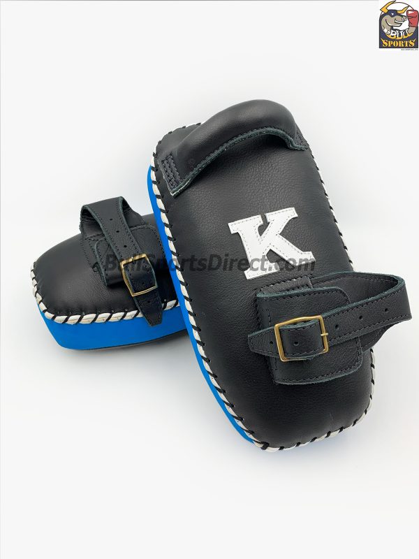 K-Kick Pads- Single Strap-Black Light Blue