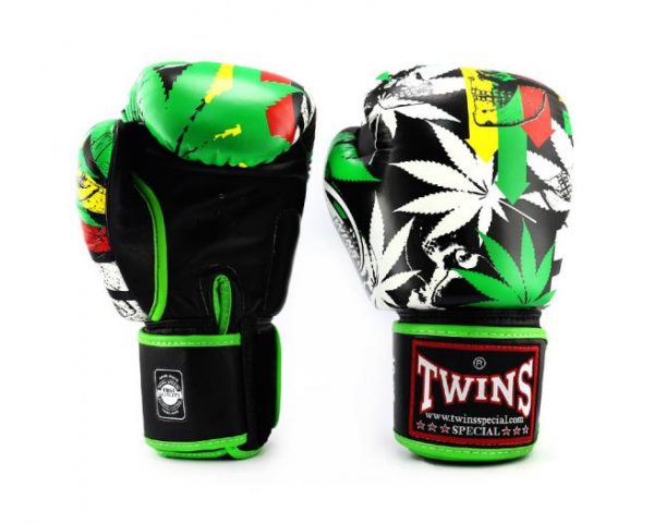 Twins Boxing Gloves-FBGV-54-Grass