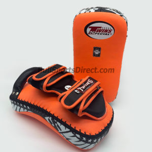 Twins-KPL-12 Deluxe Kicking Pads Orange Black