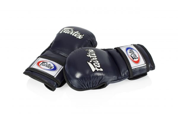 Fairtex - FGV15 Double Wrist Wrap Closure MMA Blue Sparring Gloves