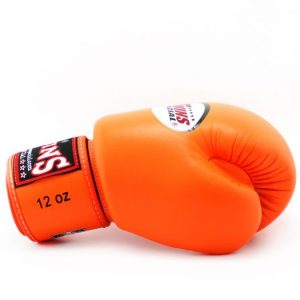 Twins BGVL3 Orange Velcro Boxing Gloves