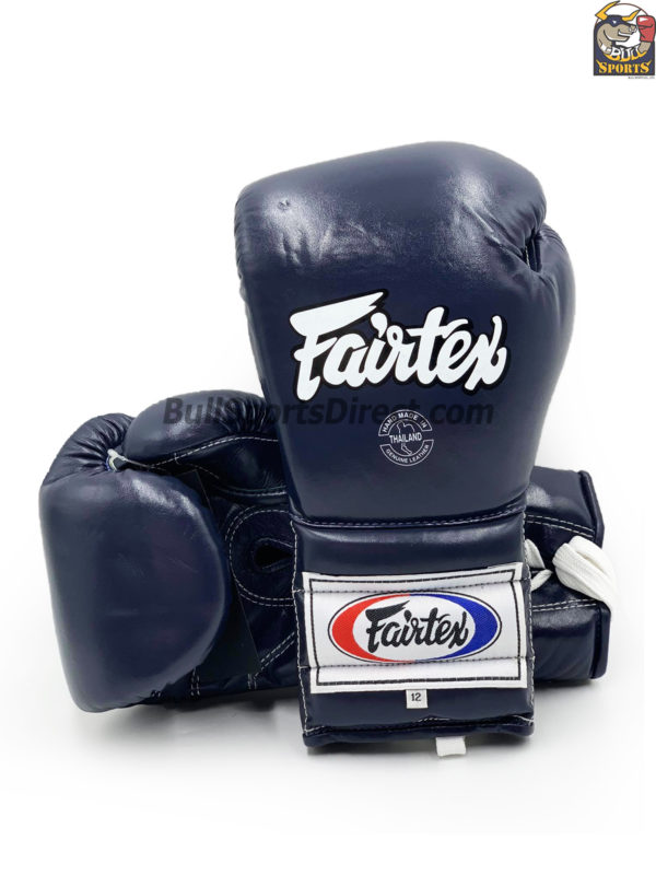 Fairtex BGL7 Pro Training Gloves Mexican Style Blue Color