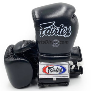 Fairtex BGL7 Pro Training Black Gloves Mexican Style